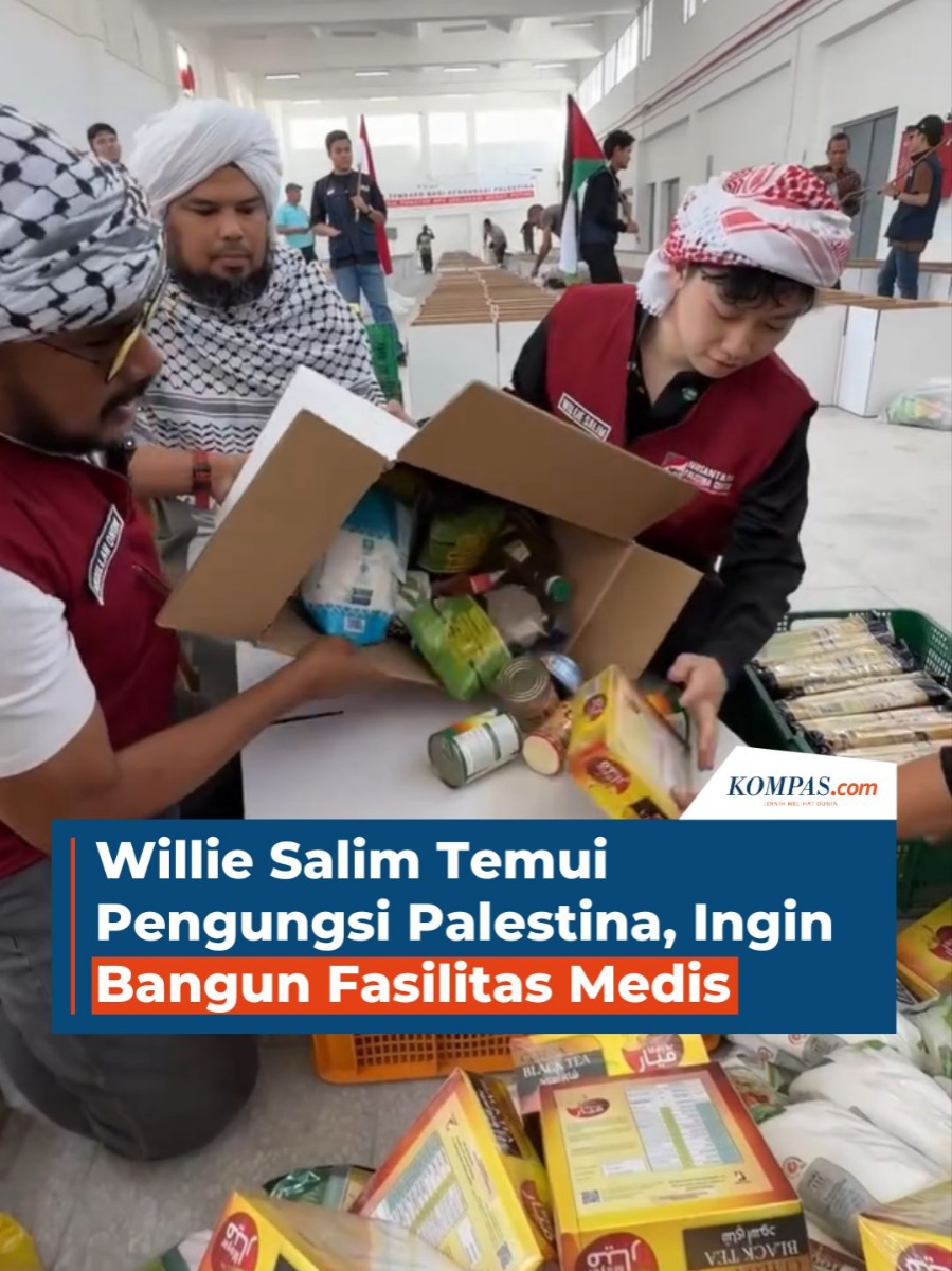 Kreator konten, Willie Salim, bersama Ustaz Derry Sulaiman memulai misi kemanusiaan di Yordania sejak Rabu (24/9/2025) dengan mengunjungi kamp pengungsian warga Palestina. Willie Salim mengatakan, di kamp itu, pengungsi membutuhkan pertolongan medis.  Untuk itu, Willie pun menggalang dana untuk membangun fasilitas medis di sana dengan target dana Rp 3 miliar. 🎥: IG @/williesalim27_ Penulis: Andi Muttya Keteng Pangerang, Disya Shaliha, Tri Susanto Setiawan Kreatif: Blanka Rahel Maretha Joanne Produser: Reza Kurnia Darmawan ~R #WillieSalim #Palestina #Global ##voice