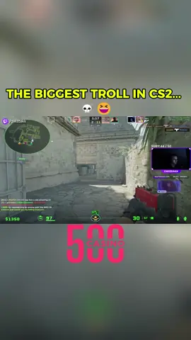 THE BIGGEST TROLL IN CS2... 😆☠️ #fyp #cs2
