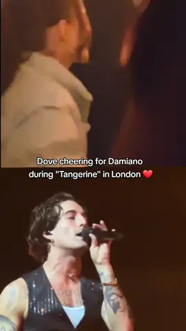 You can tell they're each other's biggest fans and I don't think there's anything more romantic than that ❤ #dovecameron #damianodavid #måneskin #fyp #couplesgoals 