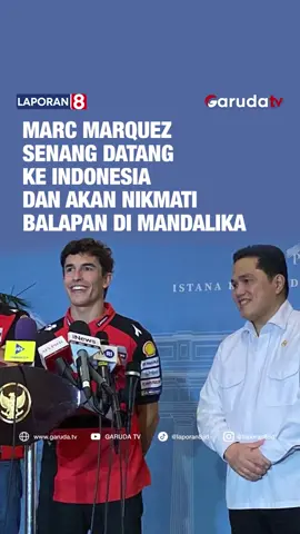 Presiden Prabowo Subianto hari ini melakukan pertemuan dengan Menteri Keuangan Purbaya Yudhi Sadewa di Istana Presiden Jakarta. Selain itu, Presiden Prabowo juga menerima pembalap MotoGP Marc Marquez. Untuk mengetahui terkait agenda Presiden Prabowo pada siang hari ini, kami telah terhubung dengan reporter Raissa Oktaviani yang berada di Istana Presiden Jakarta dan akan menyampaikan laporannya. Laporan  Tim Garuda TV. Caption | Admin: Filda #garudatv #laporan8 #presidenprabowo #purbayayudhisadewa #istanapresiden #marcmarquez #motogp #olahraga