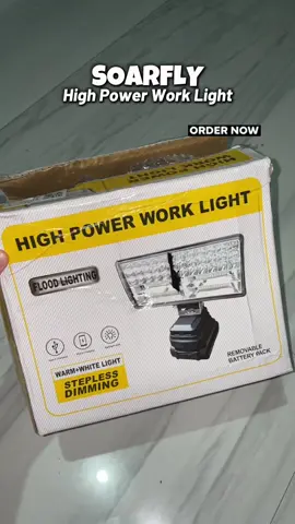 SOARFLY CORDLESS LIGHT 💡 💛 #soarfly #soarflytools #soarflycordlessfan #cordlesslight 