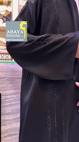 Premium Korean nida fabric, ari work with mc glue stone design abaya, for more models pls watsapp 00971554354383.#abaya##abayasharja #abayauae 