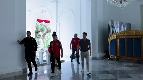 Presiden Prabowo Sambut Marc Márquez di Istana Negara. #prabowo #marcmarquez #motogp #indonesia 