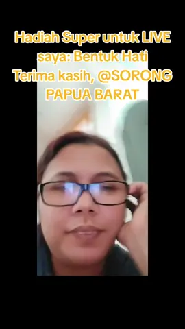 Salah satu Hadiah terbaik di LIVE saya. Terima kasih atas dukungan Anda terhadap konten saya, SORONG PAPUA BARAT. @SORONG PAPUA BARAT #tiktoklive #livehighlights #livegift #heartsignal #bentukhati 