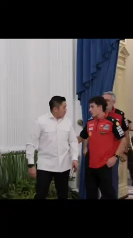 Presiden Prabowo bertemu dengan Marc marquez di Istana Negara✨ #prabowopresiden #letkolteddy #marcmarquez #today 