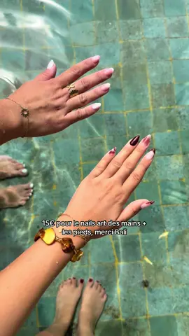 La meilleure à Bali clairement, elle a fait ça en 1h30 💝 #nails #bali 