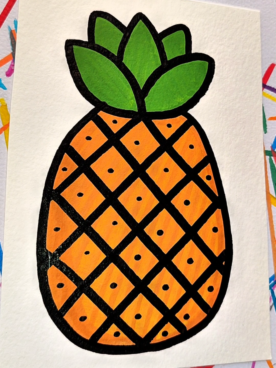 Asmr Coloring Page 🥰♥️ #asmr #coloring #markers  #satisfying #painting 