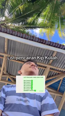 Berikut beberapa tahap yang udah cair kip kuliah #foryou #pencairan #kipk #kipkuliah #beasiswa 