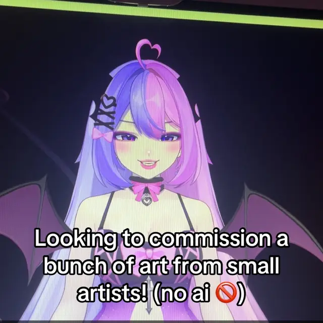 This is my vtuber and I’d love to commission a bunch of art of her! If you are interested feel free to comment some artwork and I’ll pick a few! #smallartist #vtuber #vtubing #fyp #envtuber 