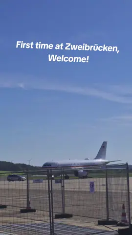 First time GAF A319 at Zweibrücken 