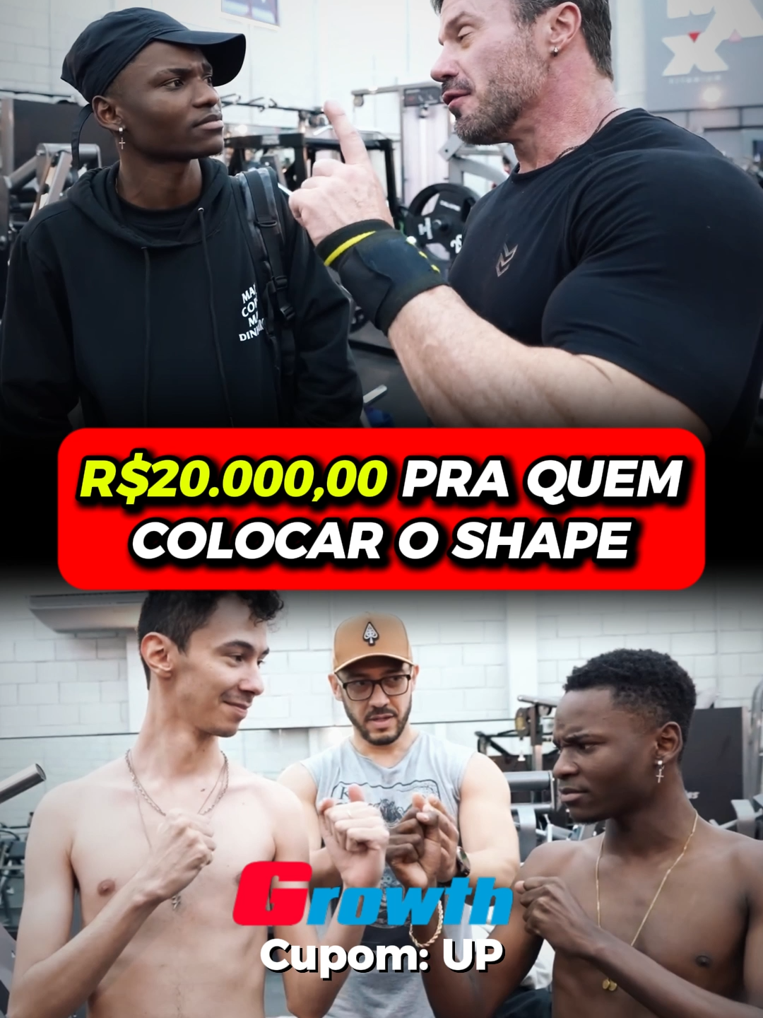 🏷️ Cupom “UP” na @growth.supplements  . . . #renatocariani #musculação #maromba