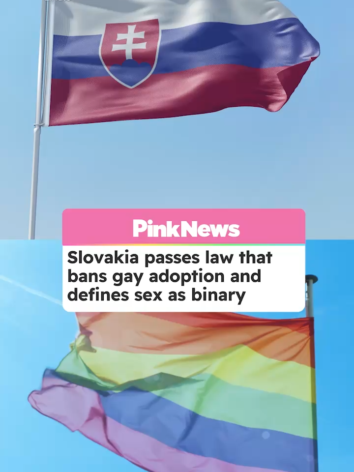 Slovakia has passed a constitutional amendment that bans gay adoption and recognises only two sexes. The central European country’s government passed the amendment on Friday (26 September) to define sex as binary, and outlaw surrogacy as well as gay adoption. It also sought to assert the EU member state’s “national sovereignty in cultural and ethical matters”.  Prime minister Robert Fico promoted the amendment as part of his bid to oppose liberal ideology which, he claimed, was “spreading like cancer”, LGBTQ Nation reported. “This isn’t a little dam or just a regular dam,” he said, “this is a great dam against progressivism.” The amendment required a three-fifths majority in the 150-seat National Council to pass into law and there had been doubts that Fico had the necessary votes. However, 12 opposition council members joined the PM’s 78 supporters to win the day. #slovakia #robertfico #adoption #transrights #lgbtqia