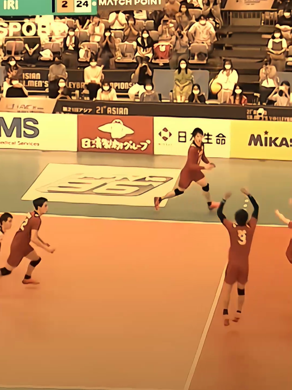 smash kena kepala #volleyball #volly #vollyjepang #rantakahashi🇯🇵 #rantakashi 