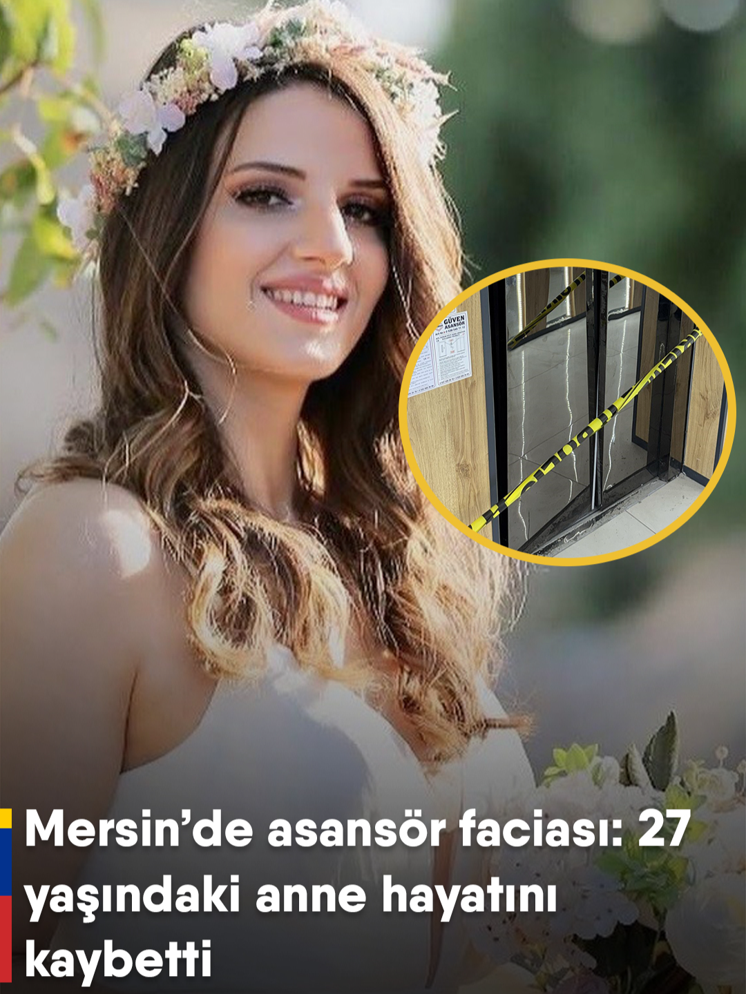 🔴 Mersin'in Tarsus ilçesinde halatı kopan asansör aşağı düştü, 27 yaşındaki 1 çocuk annesi hayatını kaybetti. 📌 Alınan bilgiye göre, Apartmanın 7. katındaki dairesinden işe gitmek için çıkan 27 yaşındaki Pelin Kıyga asansöre bindi. Bu sırada halatı kopan asansör yere çakıldı.