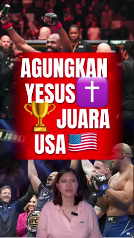 YESUS DITINGGIKAN oleh atlit USA Jon Jones🇺🇸! REVIVAL USA #ufcviral #fypシ゚viral #trendingviral #jesuschrist #ufcchampion 