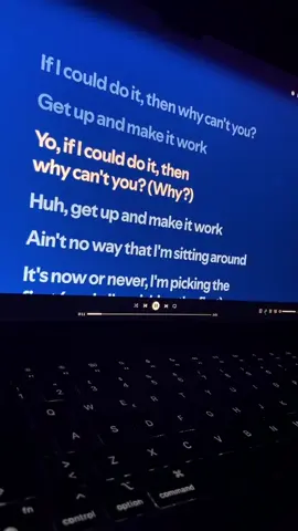 if i could do it then why can’t you? #nowornever #tkandz #viral #lyrics #fyp 