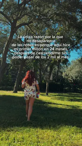 Seamos sinceros Después de 5 años en redes creando contenido, creciendo y bajando, CUANTAS VECES crees tú que he querido tirar la toalla Luego recuerdo porque comenzó todo, veo que soy mamá presente, que tengo un negocio que factura a diario, a veces miles a veces 20 pero a diario Tengo una comunidad retroalimentada casi ya por un año Tengo salud, he viajado literal por el mundo  Tendré pronto a mi mamá conmigo y así van contándose las bendiciones que las redes han dejado para mi No te digo que el Camino sera facil, pero siempre, con la guía correcta, valdrá la pena. Coméntame Info al privado o aquí y te explico cómo tú también puedes comenzar con el marketing digital #marketingdigital #productosdigitales #negociosonline 