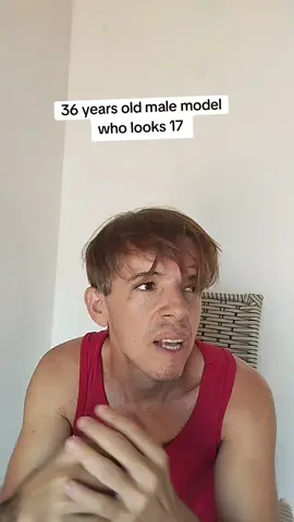 36 years old male model who looks 17 