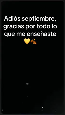 “Se va septiembre, pero me quedo con sus lecciones y su belleza. Bienvenido octubre”🌸✨ #AdiósSeptiembre #BienvenidoOctubre #Gratitud #NuevosComienzos 