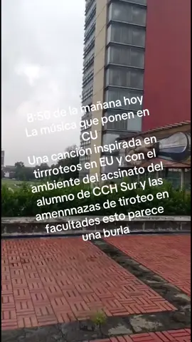 Todo influye en un ambiente en donde lxs directivxs a pesar de una 💀 en un plantel de CCH dicen que no creamos en las amnzas que solo es “psicosis colectiva” #fyp #unam #cch #pumas 
