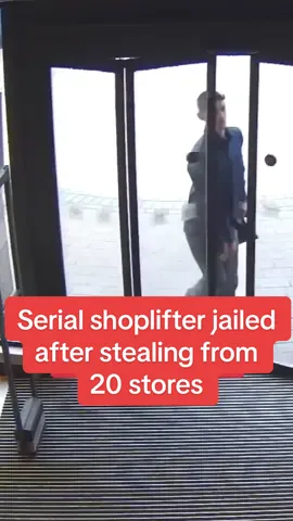 Serial shoplifter jailed after stealing from 20 stores #fyp #breakingnews
