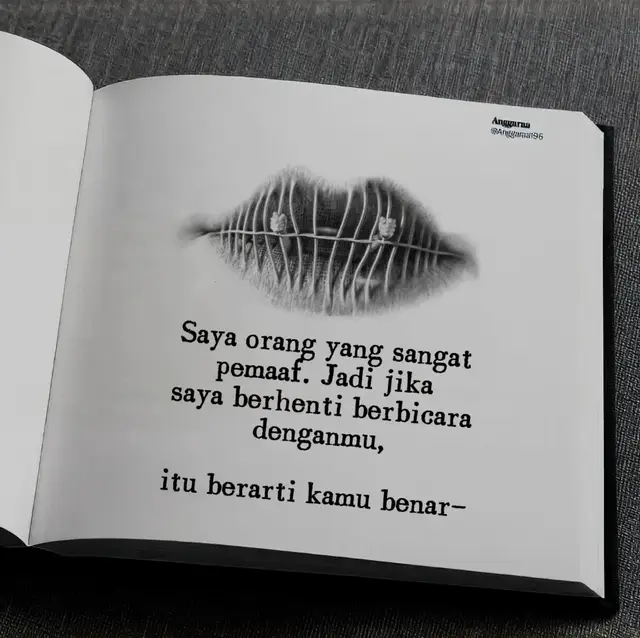 Kadang diam itu bukan tanda kalah. Diam adalah batas terakhir ketika kata-kata sudah tidak ada gunanya.  Aku bukan orang mudah memaafkan, tapi bukan berarti aku selalu membiarkan diriku disakiti. Jika aku berhenti berbicara denganmu, itu bukan berarti karena aku membencimu—melainkan karena aku akhirnya memilih menjaga diriku sendiri. Belajarlah membaca diam seseorang, karena dibalik diam itu, ada luka yang tak ingin dijelaskan lagi.  #quotes #katakata #foryouu 