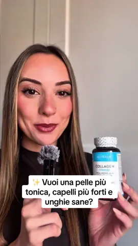 ✨ Vuoi una pelle più tonica, capelli più forti e unghie sane? Collagene Complex di Nutralie ti aiuta a prenderti cura della tua bellezza dall’interno 💖 💪 Mantieni l’elasticità della pelle e rinforza capelli e unghie #Collagene #Nutralie #PelleSana #Benessere #TikTokShop