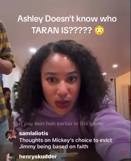 #livefeeds #bb27 #bigbrother #rhap Ashley doesn't know who Taran is or what his podcast is about!! 