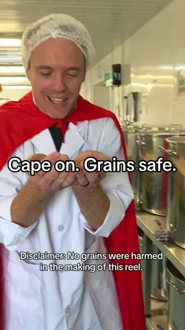 No need to fear, super Iestyn is here to keep the grains safe! #chucklinggoat #workhumour #kefir #comedy #superhero 