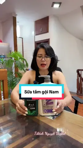 Sữa tắm gội Nam 2in1 Romano #nguyetviettel #tiktokshop #xuhuong #suatamgoinam #romano 