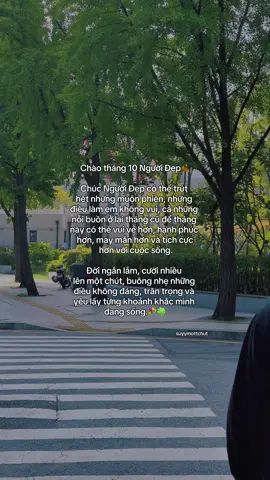 “Chào tháng 10 Người Đẹp❤️🍀” #suyymottchut #viral #fyp 