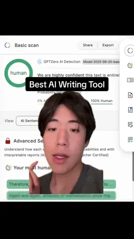 Always make sure to humanize your ai generated work! #humanizer #bypassai #undetectable #essay #studyhack @SafeWrite AI  