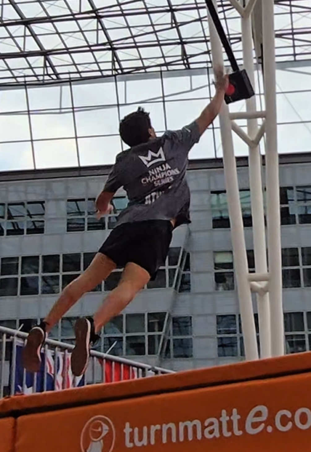felt like Spider-Man this morning 🕷️ #fyp #ninjawarrior #ocr #competition #championship