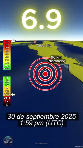 Filipinas registró un fuerte movimiento telúrico este martes 30 de septiembre, según reportó el Servicio Geológico de EE.UU. #sismo #filipinas