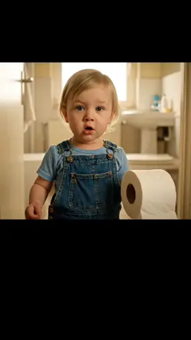 non si può che dargli ragione 😂🧻🚽 #babyfunny #videodivertenti #neonati #perte #risate 