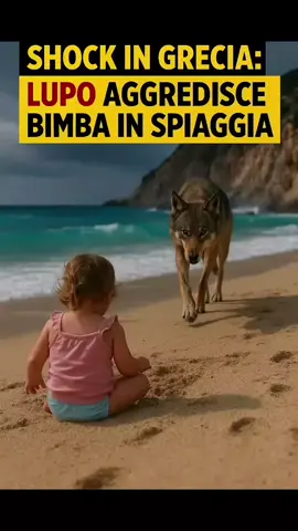 Shock in Grecia: lupo aggredisce bimba in spiaggia 🐺🇬🇷 #Lupo #Grecia #Notizie #Cronaca #Shock     