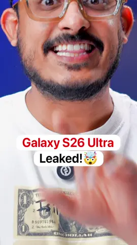 Samsung Galaxy S26 Ultra Leaked 😵 Everything You need To Know. The Upcoming Samsung S26 Ultra has leaked completely and here’s everything you need to know! First of all, the design will be almost similar, but the phone will loose some weight. It’ll be just 7.9mm thick with a pill shaped camera cutout on the back without any camera rings, just like the Fold 7. The corners will be rounded for better in-hand feel. And as for the S Pen, don’t worry, Samsung will not remove it this time. The display is where things get super interesting. S26 Ultra will have the latest M14 panel in a 6.9 inch screen with upto 6000 nits of peak brightness and 3200Hz Touch Sampling rate. The bezels will be super thin, there will be Dolby Vision support and the phone will also have a 3rd generation anti reflective glass. Chances are, it could also have a built-in privacy glass feature, so no one from the side can see the phone at all. The main camera and 5x sensor are getting bigger apertures and the 3x telephoto will now be a 12MP sensor. S26 Ultra will also support APV codec, which is their answer to Apple’s Pro Res. If I talk about performance, the phone will come with the latest Snapdragon 8 Elite Gen 5 for Galaxy with an improved Vapor Chamber, 16GB of RAM and upto 1TB of Storage. No 2TB like the iPhones. The battery will be the same 5000mAh, but it should support faster 60W charging and Qi2.2 with in-built magnets. So yeah, your Samsung will now support MagSafe accessories too. The phone should also come with OneUI 8.5 out of the box and it will have some Liquid Glass elements with ton of customisations to the Quick panel and more. #iphone #galaxy #mobile #foryou #android 