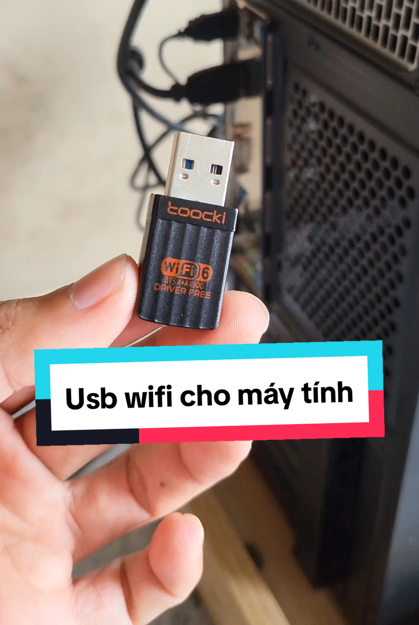Usb wifi cho máy tính bàn, Laptop #usbbluetooth #usbwifi 