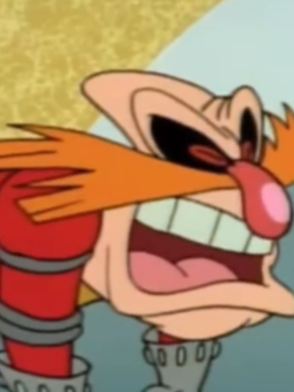 SONIC KRRRRAPPED IN THERE #krobo #ytp  #sonicthehedgehog #eggman #robotnik 