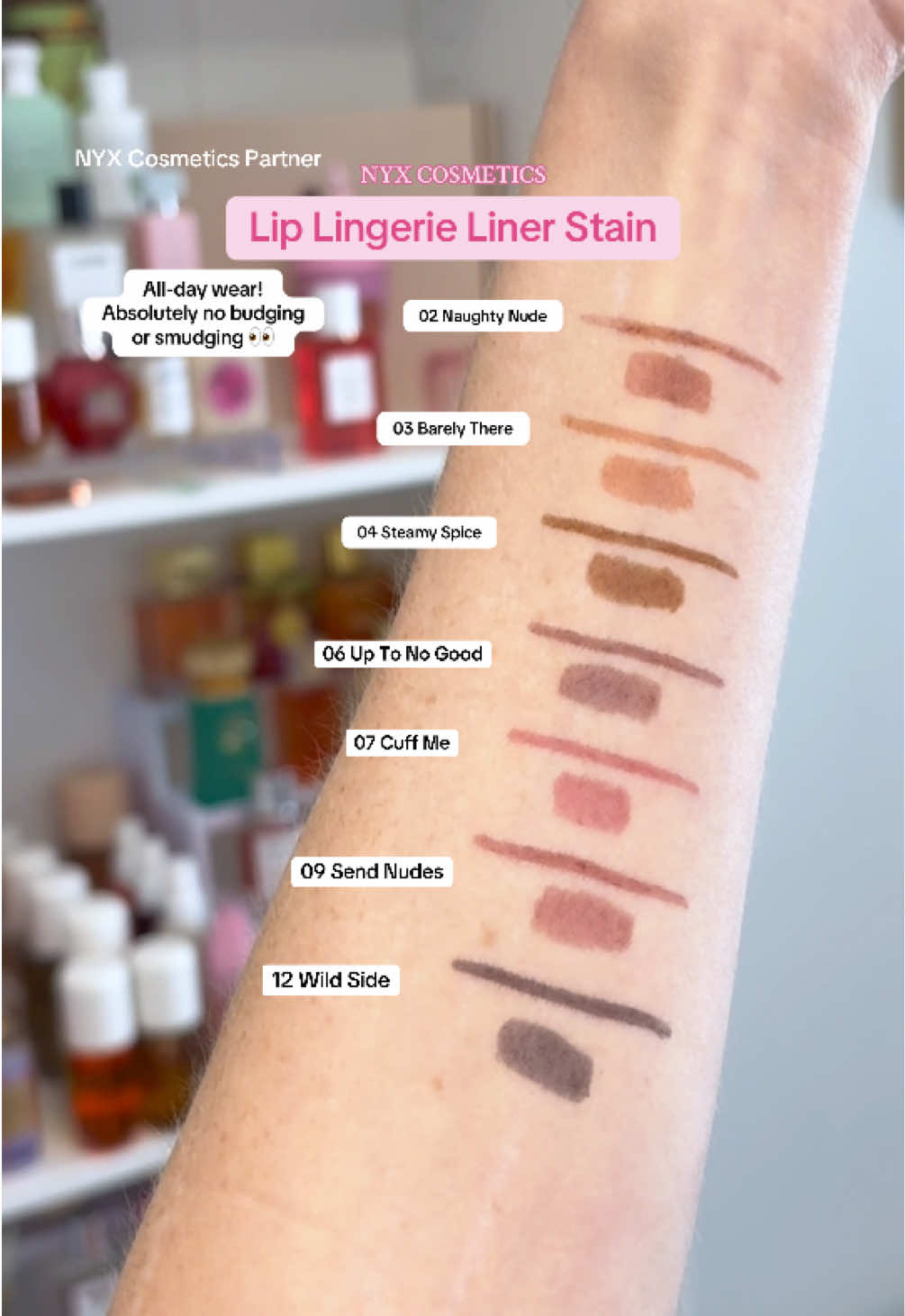 They last through eating, drinking, swearing, swimming, and sleeping! @NYX Professional Makeup 