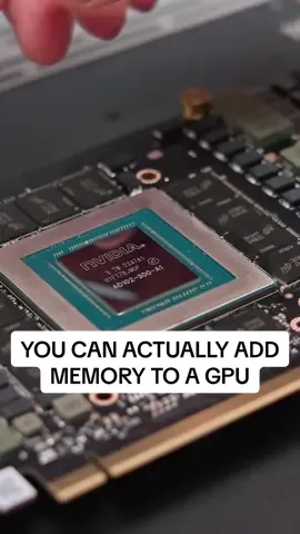 Adding memory to a GPU is possible and difficult #gamer #pcgamer #gaming #techtok #techtok 