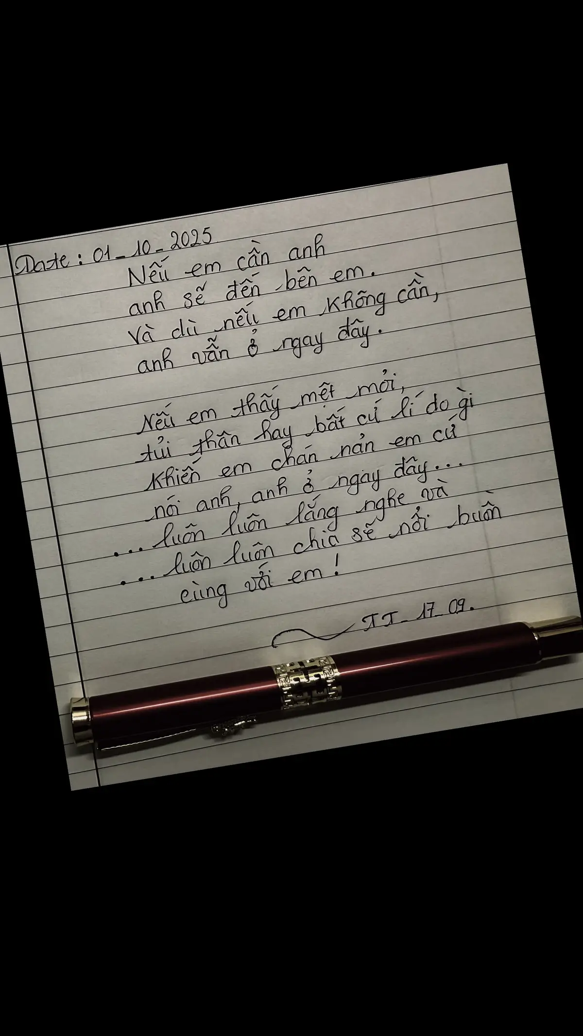 💌 “Nếu em cần, anh sẽ đến. Nếu em không cần, anh vẫn ở ngay đây.” Đơn giản vì anh thương em!🥰