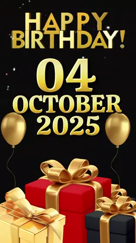 Birthday Template 4 october 2025 #birthday #happybirthday #happybirthdaytoyou #birthdaytemplate #happybirthdaywishes 