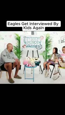 Eagles Get Interviewed By Kids Again #nflfootball