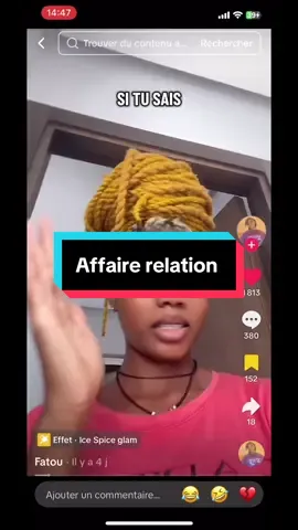 Je viens mettre ma bouche dedans encore @Fatou merci pour ton résumé d’une relation en 2025#gabon🇬🇦 #reaction #fypシ゚ #viral 