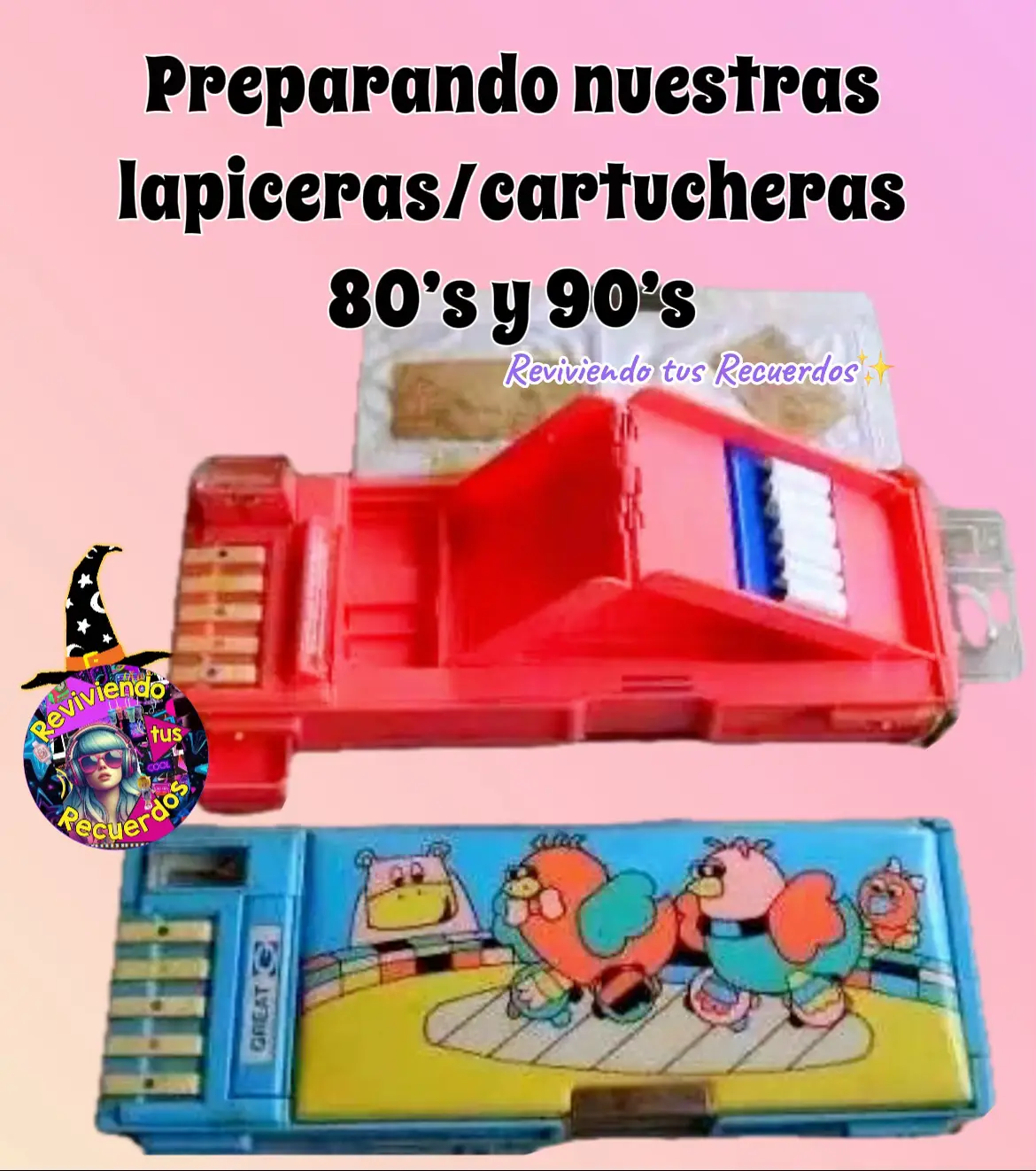 #retro80s90s #lapicerasdelos80s90s #cartucheras80s90s #papeleriabonita #papeleriavintage 