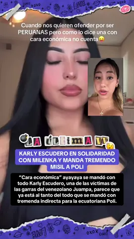 QUE FUERTEEEE NOOOOO #milenkanolasco💗 #teampirras #karlyescudero #perú #polemica 