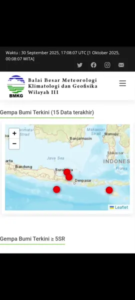 GEMPA BUMI TADI MALAM JAM 23 : 00 TERJADI BERPUSAT DI SUMENEP JAWA TIMUR #masukberanda #malamini #4u #gempabumi #gempa 
