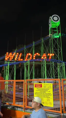 Wildcat rollercoaster at night @NorthGeorgiaStateFair #rollercoaster #georgia #northgeorgia #northgeorgiastatefair #fun 