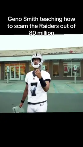 Geno Smith the biggest scammer #genosmith #lasvegasraiders #seahawks #nfl #targetaudience 